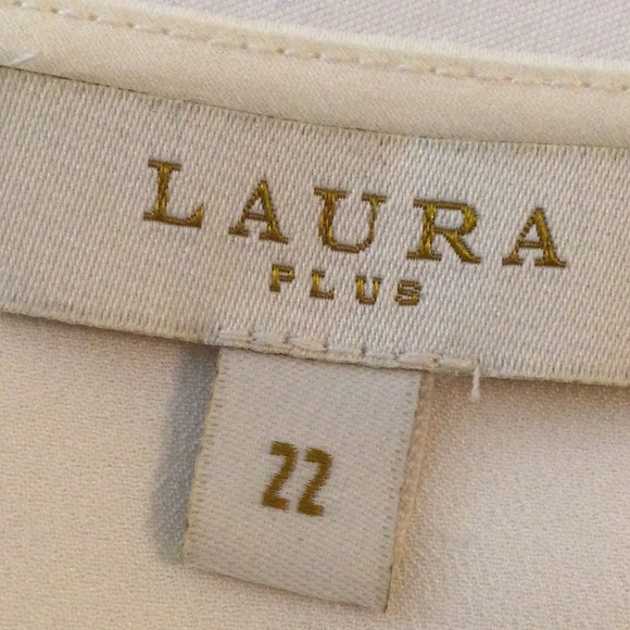 Net. White blouse with sparkle and pleated sleeves - Picture 4 of 6